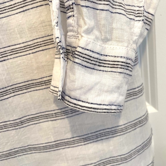 🌺 Garnet Hill Linen Tunic Top - Picture 6 of 8